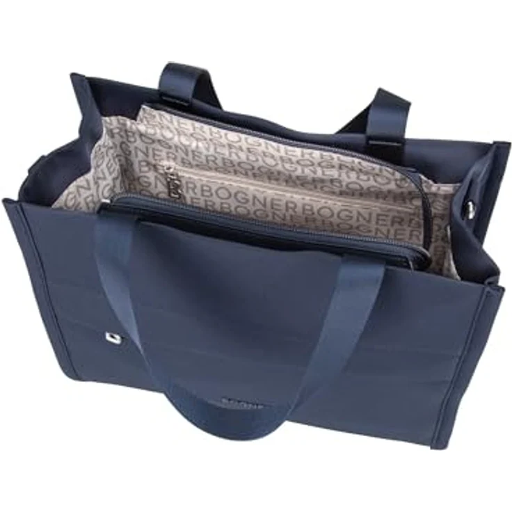 Bogner Maxon Shopper Tasche, 30 cm, schwarz, 100% Nylon, Schultertasche – Bild 5