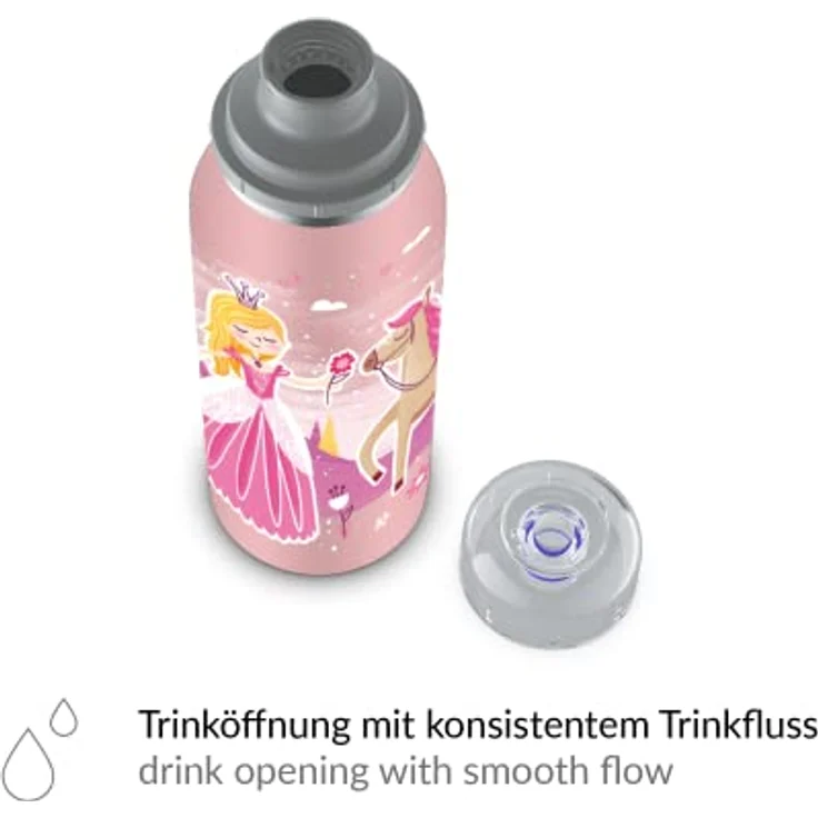 alfi isoBottle Isolier-Trinkflasche, Edelstahl, Rosa, 350ml – Bild 5