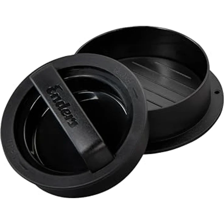 Enders® Burgerpresse stuffed Hamburgerpresse, BBQ Pattypresse für gefüllte Burger, schwarz – Bild 2