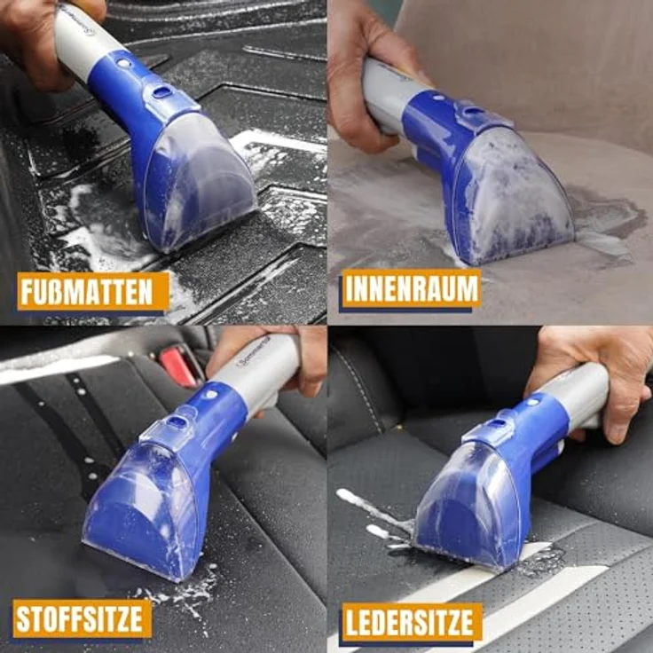 Sommertal Teppichreinigungsgerät CompactCleaner WS450 5in1 +1L Polsterreiniger, 450w Eco Motor, Aqua Filter – Bild 3