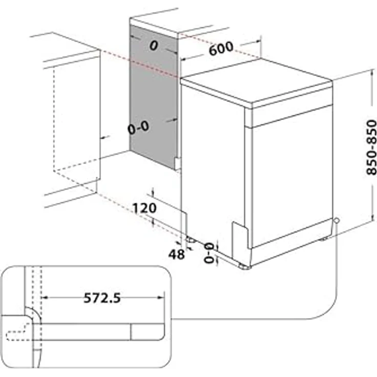 Bauknecht BKSV2 FAN, Freistehender Geschirrspüler 60cm mit 14 Maßgedecken und ActiveDry, Silber – Bild 6