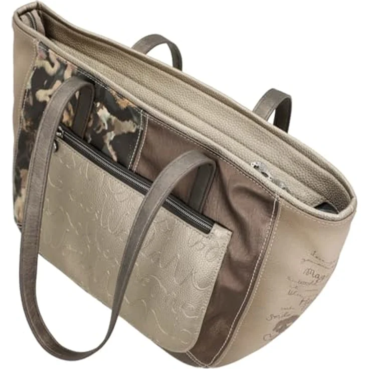 Anekke Real Shopper Tasche, 41 cm x 16 cm x 25 cm, mehrfarbig, 100% Polyurethan – Bild 4