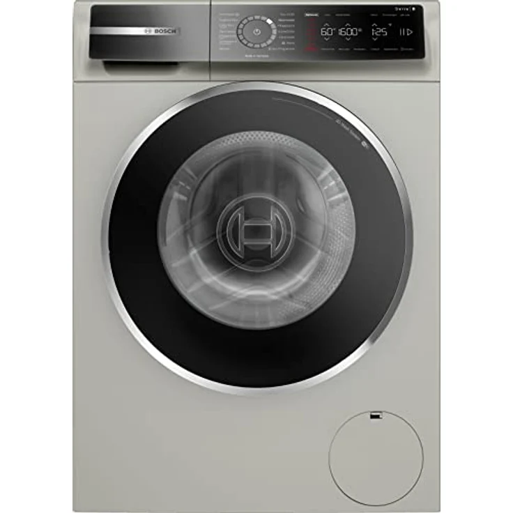 BOSCH WGB2560X0 Waschmaschine Serie 8, Frontlader mit 10kg Fassungsvermögen, 1600 UpM, Home Connect, Iron Assist, Mini Load, Active Water Plus, Silber-inox, 60cm – Bild 1