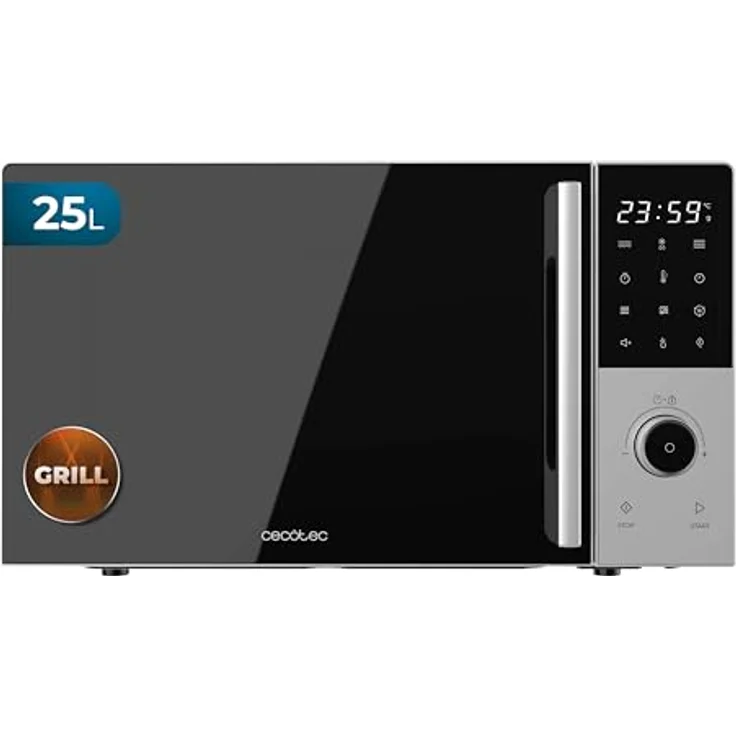Cecotec Digitale Mikrowelle Proclean 2500, 25L mit Grillfunktion, 850 W, kindersicher, 60-Minuten-Timer – Bild 1