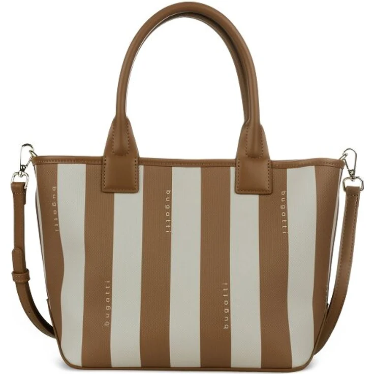 bugatti Cleo Shopper Tasche, 33 cm x 14 cm x 22 cm, braun, 100% Polyurethan