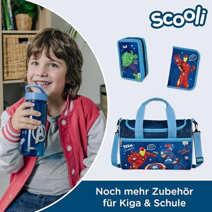 UNDERCOVER Trinkflasche Avengers, 500 ml, BPA-freies Material, nicht für Kinder unter 3 Jahren geeignet – Bild 5