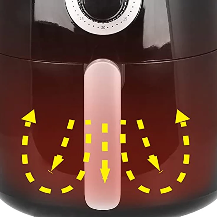 Emerio AF-125770 Heißluft-Fritteuse, Air Fryer, Frittieren ohne Öl – Bild 2