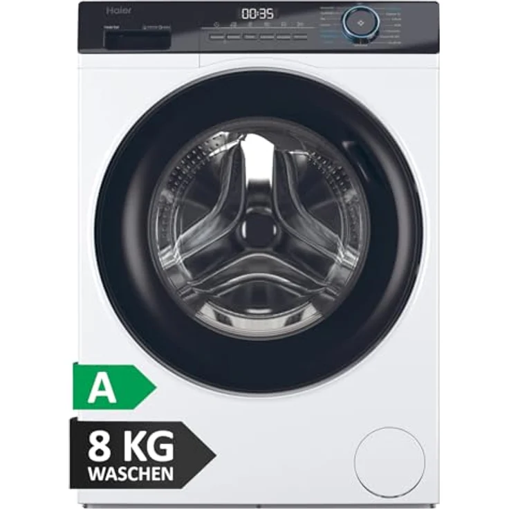 Haier I-PRO SERIE 3 HW81-NBP14939 Frontlader Waschmaschine 8kg mit Dampfprogrammen & Refresh-Programm - A-Effizienz, Inverter-Motor – Bild 1