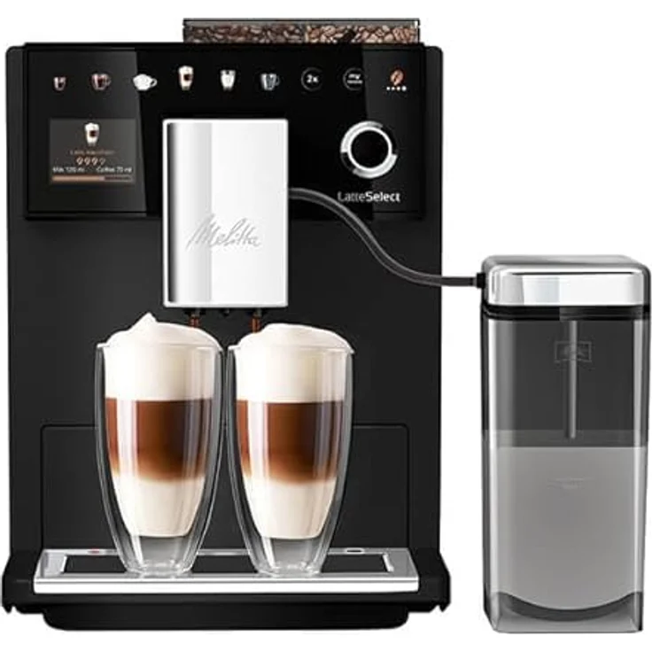 Melitta Latte Select, Kaffeevollautomat, Schwarz – Bild 1