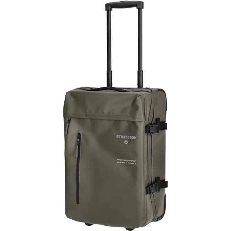 Strellson Stockwell 2.0-2-Rollen-Kabinentrolley 51 cm Khaki – Bild 2