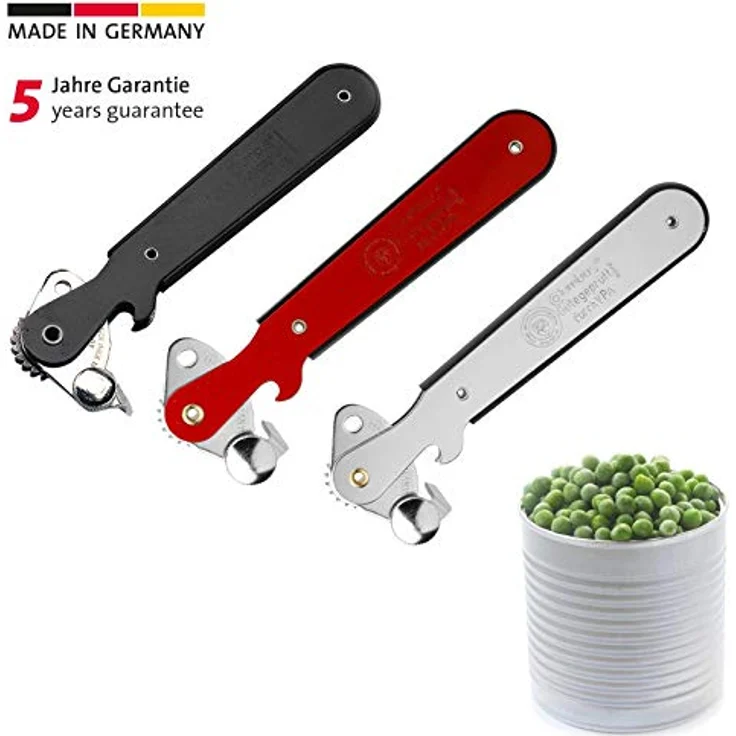 Westmark Hebeldosenöffner mit Kapselheber, Länge: 16,2 cm, Metall, Columbus, Farblich sortiert, 10252270 – Bild 2