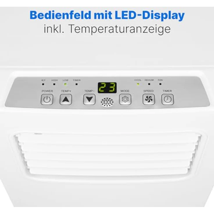 Clatronic CL 3844, mobile Klimaanlage mit 7.000 BTU, 3in1-Funktion, inklusive Fensterkit, weiß – Bild 7