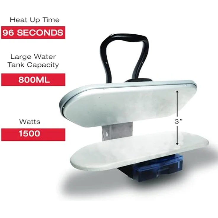 Singer Intelligente Dampfpresse, 66 cm, Singer Intelligente Dampfpresse 91,4 cm, Singer 50,8 cm, Singer 50,8 cm, Singer ST-07A – stabile Oberfläche für Singer SP550 Dampfpresse 26'' grau – Bild 3