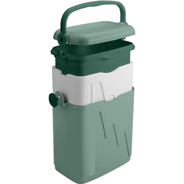 Curver Kühlbox 10 l, robuste Konstruktion mit praktischem Bügelgriff, in Blau – Bild 5