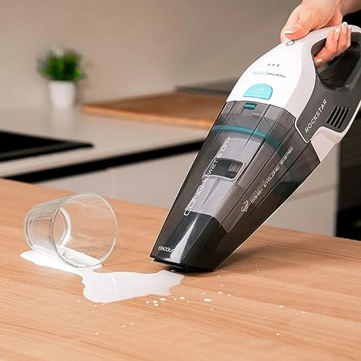 Cecotec Akku-Handstaubsauger Conga Rockstar Hand 8,4 V. 50 W, beutellos, Feststoffe und Flüssigkeiten, Autonomie 20 Min., Saugleistung 4,5 kPa, Hochleistungsfilter, 500 ml – Bild 5