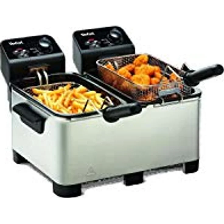 Tefal FR361010, Fritteuse mit professioneller Kaltzonen-Technologie, metall/schwarz – Bild 5