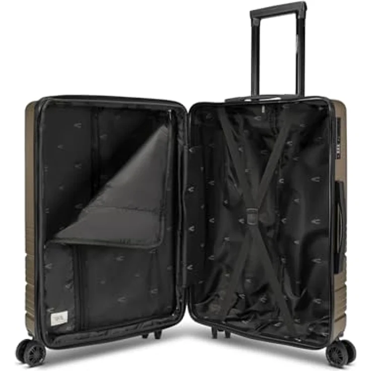 camel active Hanoi 4 Rollen Kofferset 3-teilig, mit Dehnfalte, oliv, 100% ABS, 47 cm x 30 cm x 78 cm – Bild 8