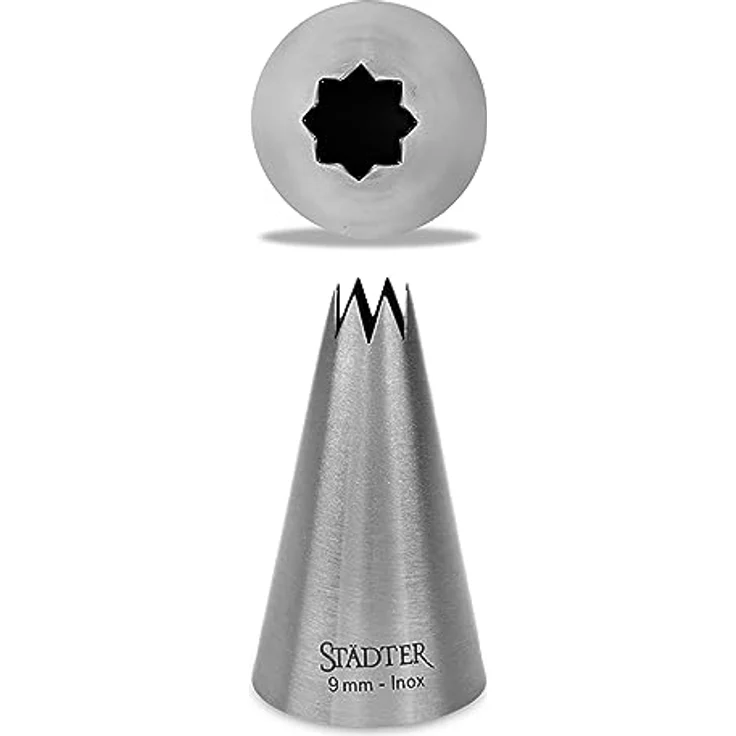 Städter Spritztülle, Edelstahl, Silber, 9 mm – Bild 2