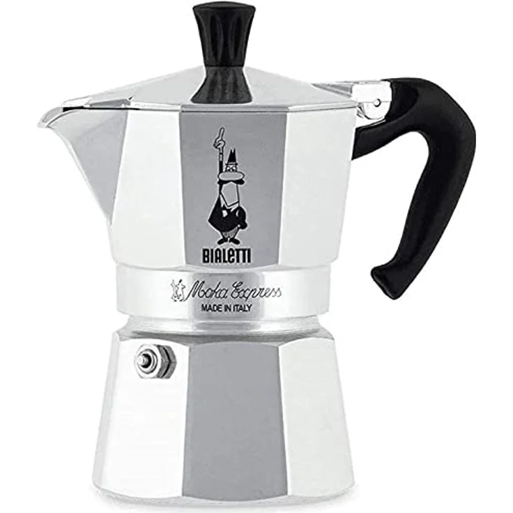 Bialetti Moka Express Espressokocher, Aluminium, Silber, 1 Tasse – Bild 2
