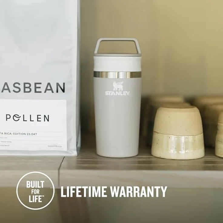 Stanley 1913 The Cafe?-To-Go Travel Mug, Trinkflasche in schwarz mit praktischem Deckel und isolierter Edelstahlkonstruktion – Bild 7