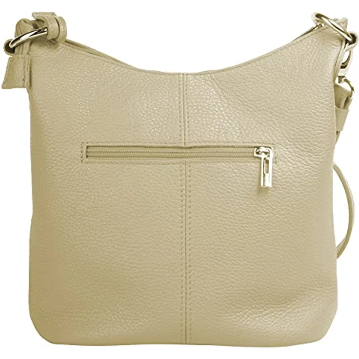 Cluty Umhängetasche aus echt Leder, Made in Italy, stufenlos verstellbarer Schultergurt – Bild 4