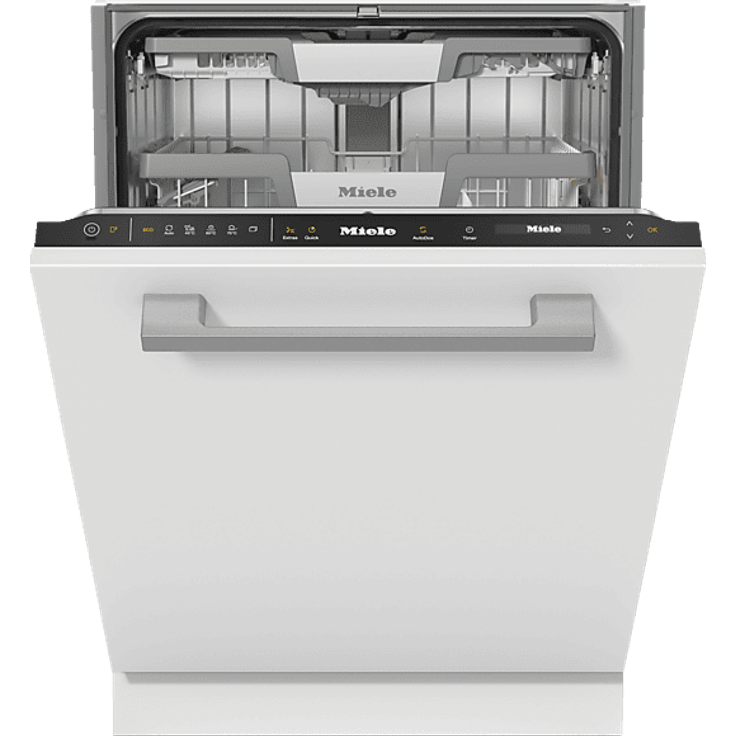 MIELE G 7658 SCVi XXL AD EnergyHero, vollintegrierbarer Geschirrspüler mit AutoDos, 14 Maßgedecken, 41 dB(A), Edelstahl CleanSteel