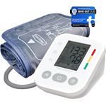 ProfiCare® Blutdruckmessgerät PC BMG 3121 für präzise Blutdruck und Pulsmessung mit Arrhythmie-Erkennung | Oberarm Blutdruckmessgerät mit WHO Bewertung, 2x 99 Speicherplätze | extra großes LCD-Display