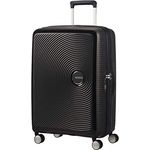 American Tourister Soundbox - Spinner M Erweiterbar Koffer, 67 cm, 81 L, Schwarz (Bass Black)