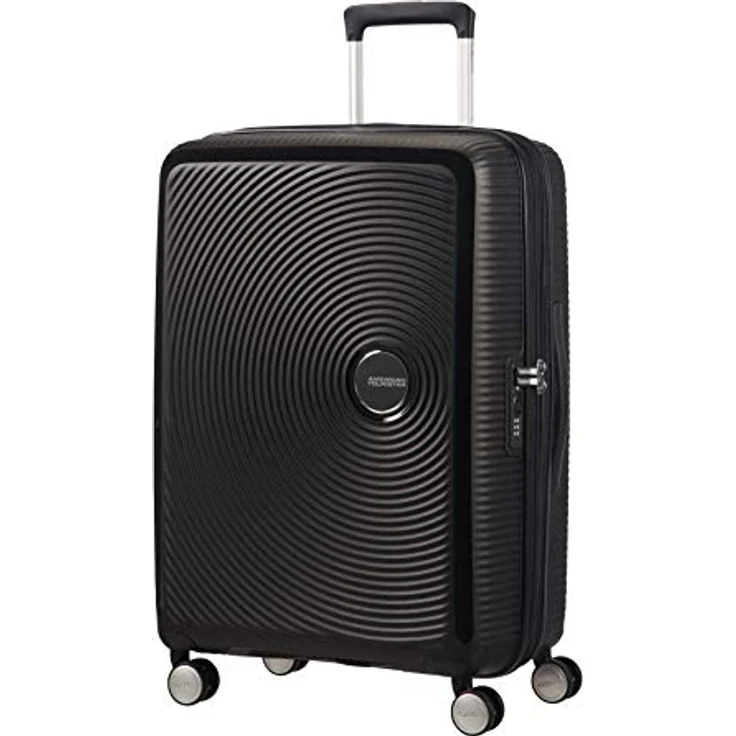 American Tourister Soundbox - Spinner M Erweiterbar Koffer, 67 cm, 81 L, Schwarz (Bass Black) – Bild 1