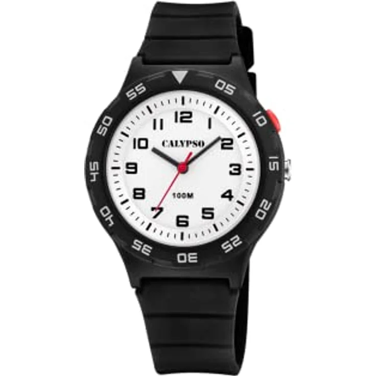 CALYPSO Jungs Analog Gesteppte Daunenjacke Uhr mit Kunststoff Armband K5797/4, schwarz – Bild 1