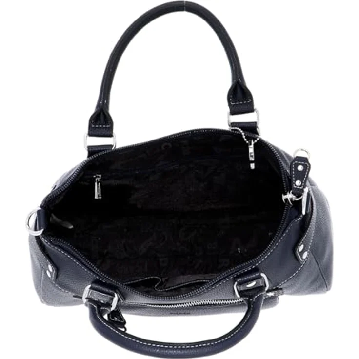 Picard Loire, Handtasche in Blau mit großzügigem Stauraum und verstellbarem Schulterriemen – Bild 6