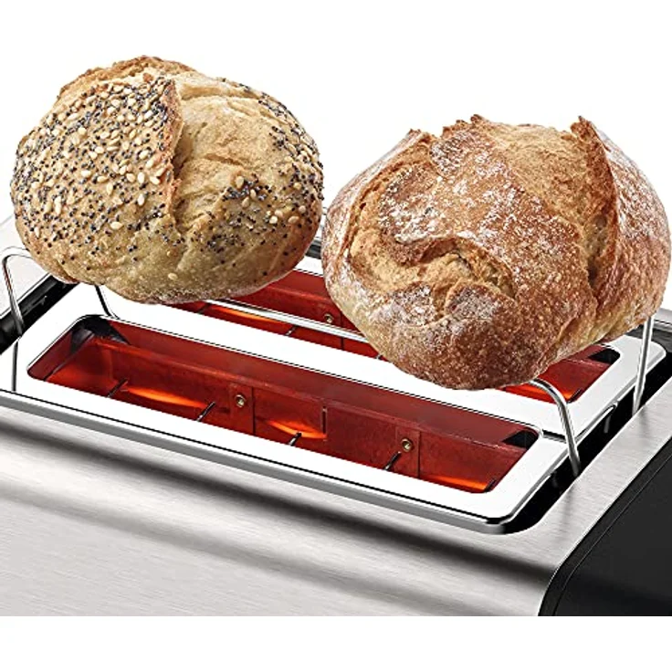 Bosch DesignLine TAT4P420 Toaster, 2 Scheiben, Edelstahl-schwarz – Bild 8