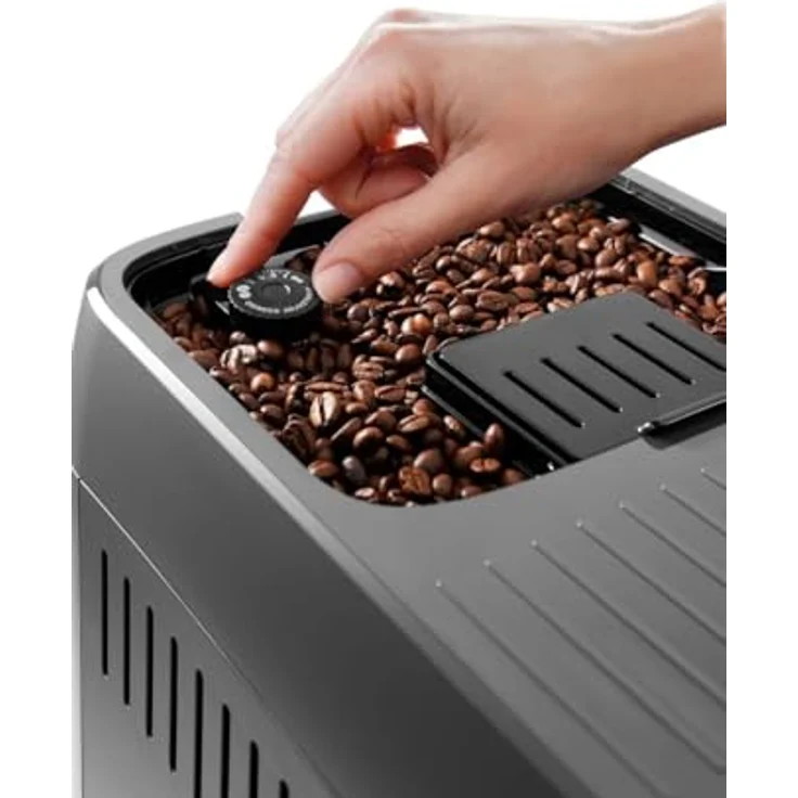 De'Longhi Kaffeevollautomat Magnifica Plus ECAM 320.61.G, Voll-Touch-Farbdisplay und LatteCrema Hot Milchsystem, Metallic-Rahmen – Bild 5
