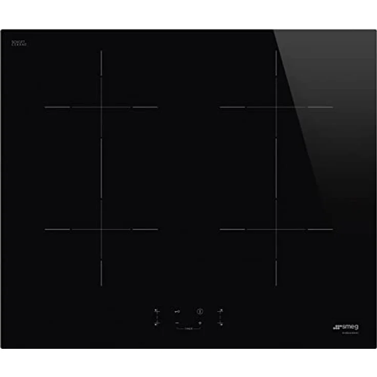 SMEG SIB2641D, UNIVERSAL-Induktionskochfeld, Black – Bild 1