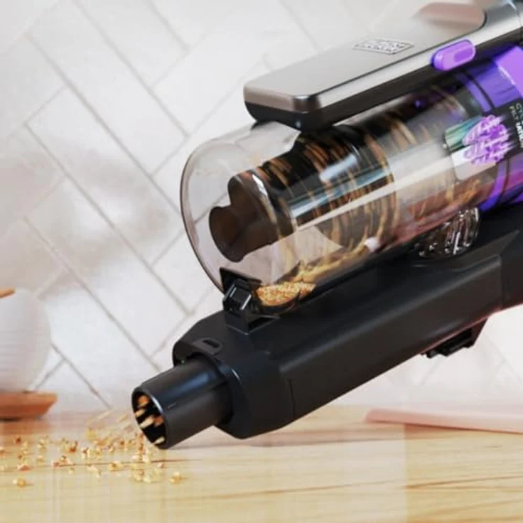 Black+Decker POWERSERIES Premier BSV520BRP-QW, Akku-Staubsauger für Haustiere mit 18V, Zyklonfiltration und Anti-Tangle-Beater Bar, Silber – Bild 5