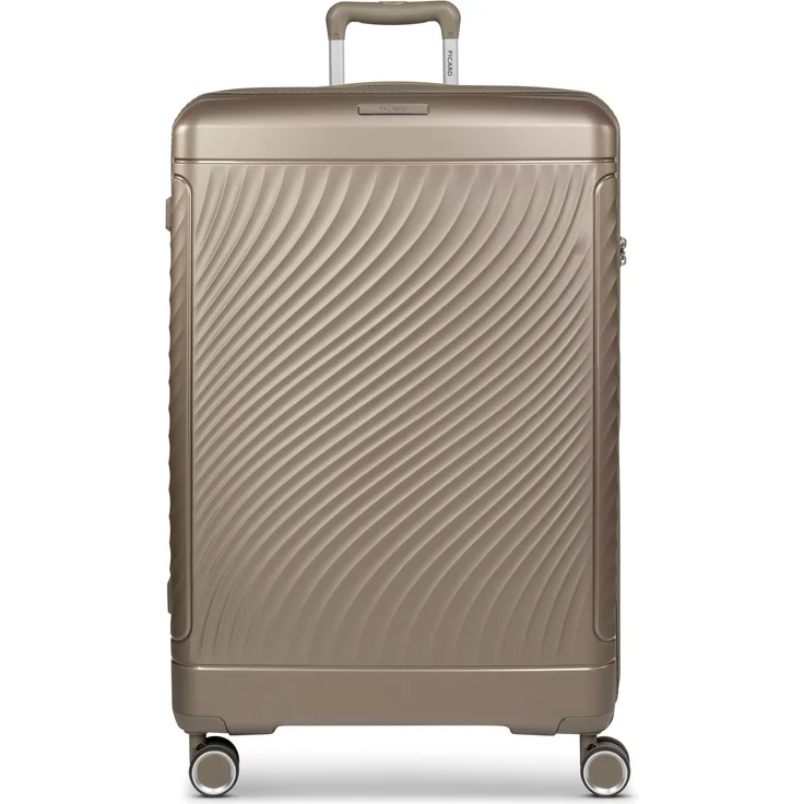 Picard Hartschalen-Trolley Vienna, 4 Rollen, Polypropylen - Robuster Koffer mit Wäschefach und TSA-Schloss