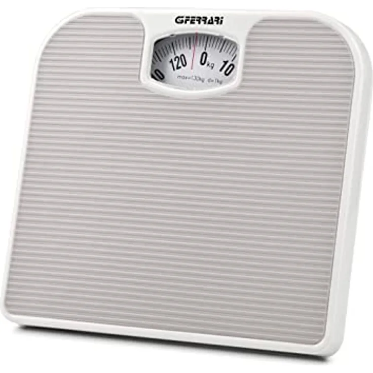 G3Ferrari G30048 Mechanische Personenwaage "Classic", 130 kg, 1 kg, grau
