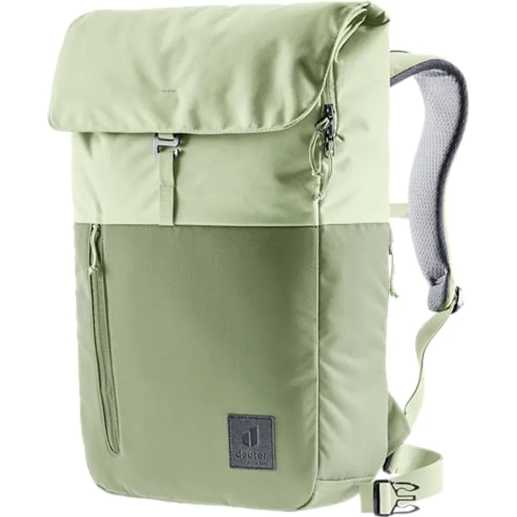 Deuter UP Seoul, Freizeit-/Laptoprucksack aus 100% recycelten Materialien, Farbe grove-mineral, mit gepolstertem Rücken und verstellbaren Schulterriemen – Bild 1