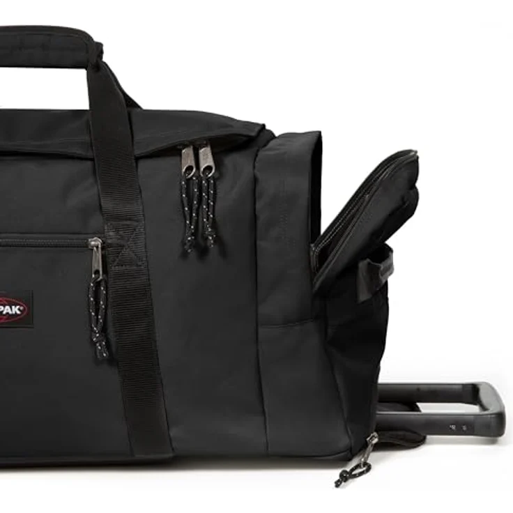 Eastpak Leatherface M+ Trolley Reisetasche, Schwarz, wasserfest, vegan, (69 l, M) – Bild 4