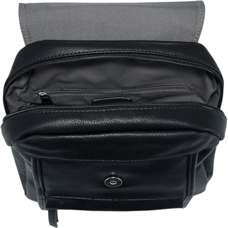 Gabor Mina City Rucksack 21 cm, schwarz, 100% Polyurethan, 21 x 10 x 26 cm – Bild 3