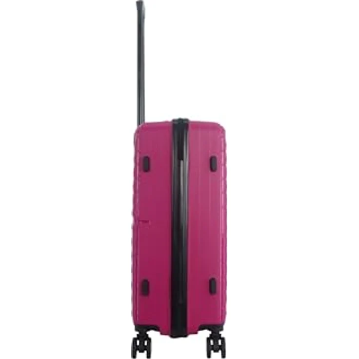 SAXOLINE Reisekoffer Fiesta M, fuchsia, 65,5 x 42 x 26 cm, 72 l, 3,4 kg, robuste Hülle, 360-Grad-Schwenkräder, verstellbarer Teleskopgriff – Bild 5