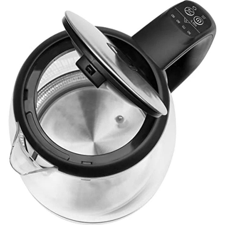 SENCOR SWK 2090BK Glas Wasserkocher mit LED-Beleuchtung (2200 Watt, Volumen 2,0 L) glass – Bild 3