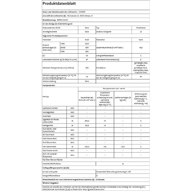 HISENSE RB5P410SAFC Kühlgefrierkombination, 413 l, Energieeffizienzklasse C, 2030 mm hoch, Schwarz – Bild 15