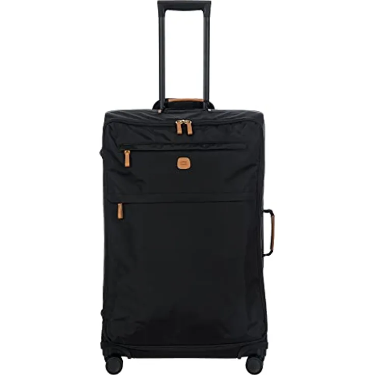 Bric's Trolley Groß X-Bag Kollektion, Weichgepäck-Koffer mit 2 Doppel-Rollen, Widerstandsfähig und Ultraleicht, Maße: 48x77x26cm, Schwarz