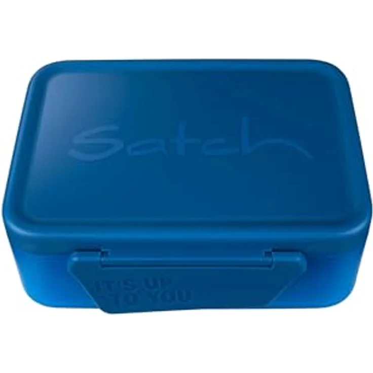 Satch Lunchbox Brotdose, Tritan, 1-tlg. mit Trennfach für Obst und Gemüse, farbenfroh und spülmaschinenfest – Bild 1