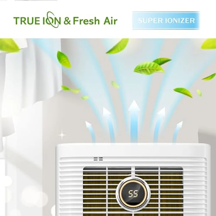 Rohnson Luftentfeuchter R-91212 True Ion & Fresh Air, leistungsstarke Feuchtigkeitskontrolle, weiß – Bild 5