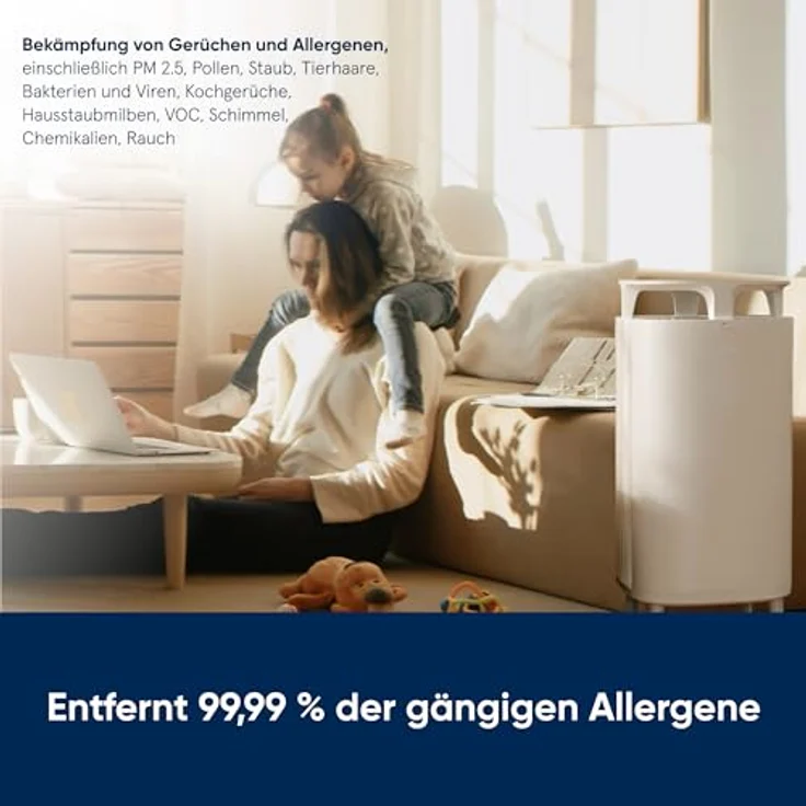 Blueair Luftreiniger 5210i Dust Magnet 26 W Weiß – Bild 3
