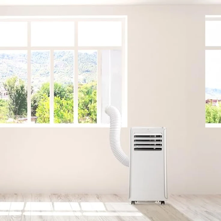 Cecotec Fensterabdichtung 163x35 cm, 100% Polyester mit Reißverschluss für Klimaanlagen-Abluftschlauch – Bild 1