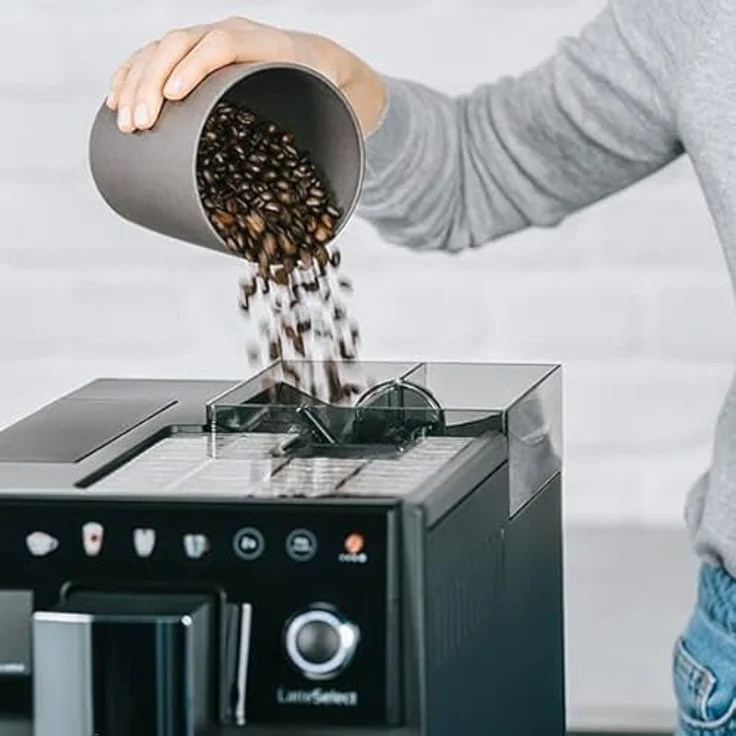 Melitta Latte Select, Kaffeevollautomat, Schwarz – Bild 4