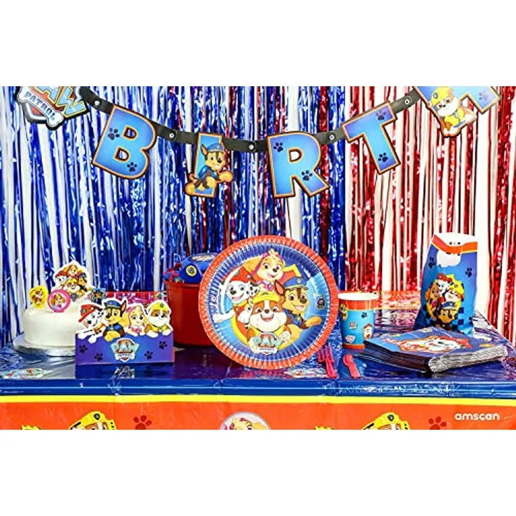 Amscan 9903829 - 4 Kerzen Paw Patrol, Kindergeburtstag, Kuchenkerzen, Dekoration – Bild 2